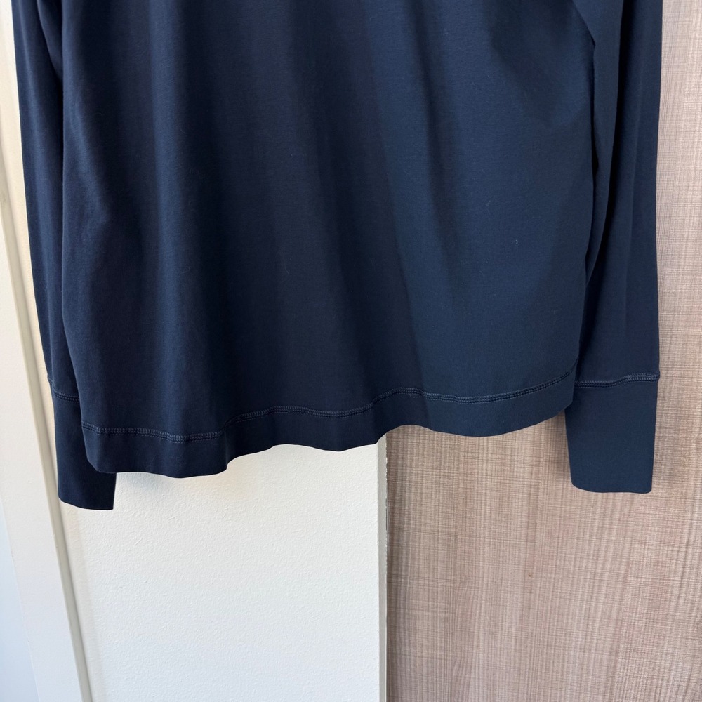 Pact Navy Organic Luxe Essential Swing Cardigan Open Size Medium - Picture 12 of 15